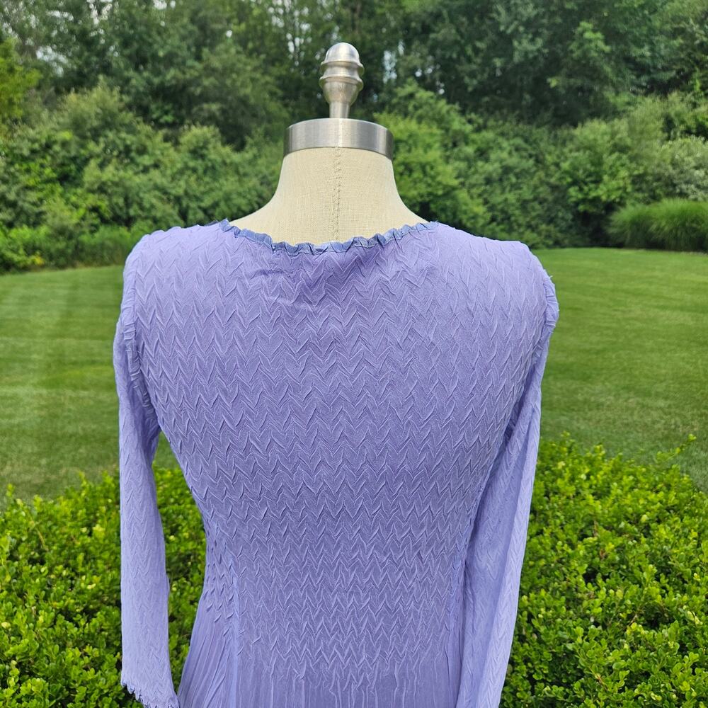 Komarov Beaded V-Neck Charmeuse Maxi Dress - Picture 6 of 10